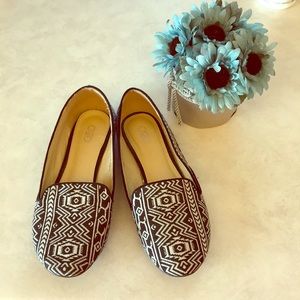 Cato Black and White Loafers
